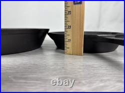2 Pc Cast Iron Skillet Set (8 & 10) Heavy Duty Fry Pans Lightly used