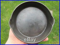 #2 rare ANTIQUE cast iron WAGNER WARE SKILLET pan SIDNEY -0- cookware TWO hearth