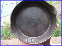 #2 rare ANTIQUE cast iron WAGNER WARE SKILLET pan SIDNEY -0- cookware TWO hearth