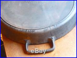 # 20 Griswold Cast Iron ERIE PA USA Lg Block Logo 728 Heat Ring Hotel Skillet