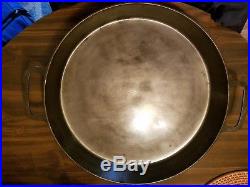 # 20 Griswold Unmarked Cast Iron Hotel Skillet