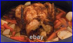 20 Quart Pre-Seasoned Cast Iron Dutch Oven with Lid and Wire Bail Handle- Gre