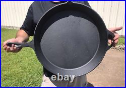 20? Seasoned Cast Iron Skillet, Black