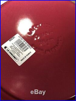 #26 Berry LE CREUSET 10.25 Cast Iron Signature Handle Skillet Ombre Pink NWT