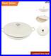 3.3-Quart White Enameled Cast Iron Casserole Skillet Oven Safe Up to 500°F