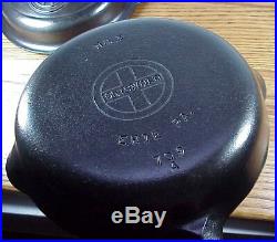 #3 Griswold Sm Logo SKILLET 709A Tear Drop & BUTTON Logo High LID 1093 Fantastic