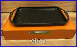 #33 Midnight Blue LE CREUSET Cast Iron 13 Rectangular Skinny BBQ Grill Pan