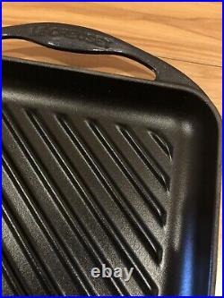 #33 Midnight Blue LE CREUSET Cast Iron 13 Rectangular Skinny BBQ Grill Pan