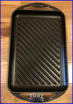 #33 Midnight Blue LE CREUSET Cast Iron 13 Rectangular Skinny BBQ Grill Pan