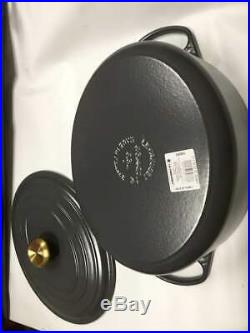 $375 New Le Creuset Cast Iron Signature 6 3/4 -Qt. Graphite Grey Oval