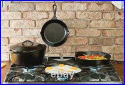 5 Piece Set Pre-Seasoned Cast Iron