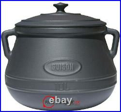 5L Heavy Traditional Enamelled Cast Iron Stewpot, Saucepan, Cooking Pot