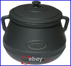 5L Heavy Traditional Enamelled Cast Iron Stewpot, Saucepan, Cooking Pot