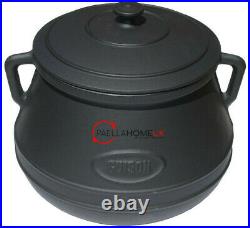 5L Heavy Traditional Enamelled Cast Iron Stewpot, Saucepan, Cooking Pot