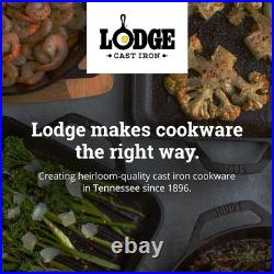 6 Qt Outdoor Cast Iron Double Dutch Oven Roaster Chef Collection LC6DD