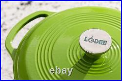 6 Quart Enameled Cast Iron Dutch Oven with Lid Dual Handles Oven Safe