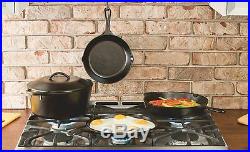 7 Qt Cast Iron Dutch Oven Pre-Seasoned Pot Skillet Cover Cookware Lodge New Lid