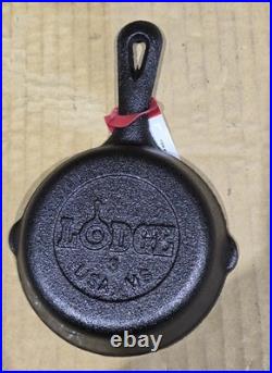 8 Count Lodge 3.5 Inch Cast Iron Pre-Seasoned Skillet Signature Teardrop Handle