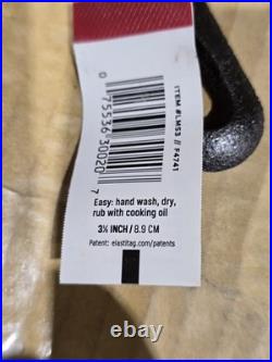 8 Count Lodge 3.5 Inch Cast Iron Pre-Seasoned Skillet Signature Teardrop Handle