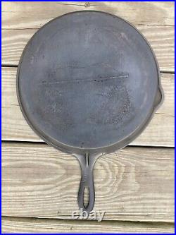 #8 Fancy Handle Cast Iron Skillet Gate Marked 1800s
