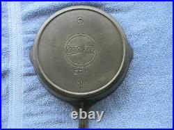 #8 GRISWOLD, cast iron skillet, Slant ERIE, pn 704 H, EX, Cond, NR