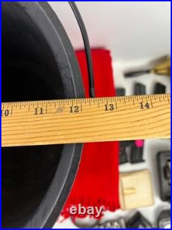 #9 1800s Cast Iron Bean Pot Gypsy Kettle 3 Leg Cowboy Cauldron Gate Mark Ring