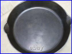 #9 Griswold Cast Iron Skillet 11 Frying Pan 710-h Large Slant Logo Heat Ring