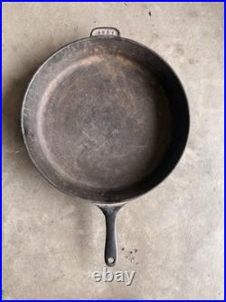 AB&I Vintage Cast Iron Skillet 15 Inch American Brass Iron