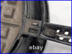 ANTIQUE LODGE #8 CAST IRON WAFFLE MAKER With STAND ARC LOGO RARE GREAT CONDITION