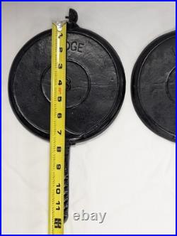 ANTIQUE LODGE #8 CAST IRON WAFFLE MAKER With STAND ARC LOGO RARE GREAT CONDITION