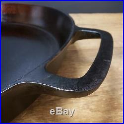 ANTIQUE RARE Griswold Size 20 Cast Iron Skillet Griddle Hotel Pan Erie PA 728