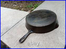 ANTIQUE WAGNER #11 CAST IRON SKILLET 1800's ARC LOGO HEAT RING (N)