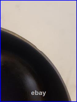 Ant. Griswold Skillet #6 Slant Logo Cast Iron Skillet 699 B With Heat Ring