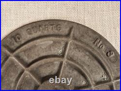 Antique 10-Quart Cast Iron Fruit / Lard Press No. 3 Griswold-Type Very Nice Cond