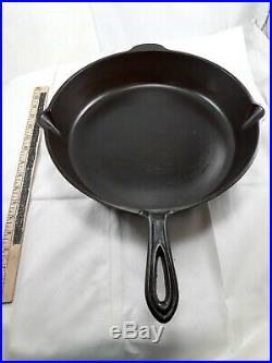 Antique #11 GATE MARK CAST IRON SKILLET Restored Seasoned Vintage Heat Ring