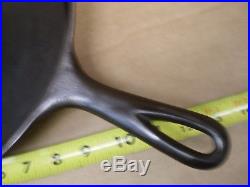 Antique 1800's Sidney Hollow Ware Co #9 Cast Iron Skillet 11 Fry Pan Clean