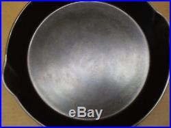 Antique 1800's Sidney Hollow Ware Co #9 Cast Iron Skillet 11 Fry Pan Clean