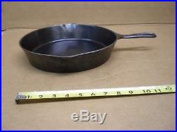 Antique 1800's Sidney Hollow Ware Co #9 Cast Iron Skillet 11 Fry Pan Clean