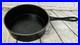 Antique 1800s Gate Marked Cast Iron Deep Skillet Saucepan Unmarked USA Restored
