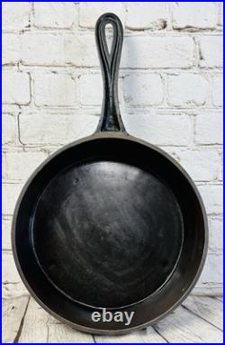 Antique 1800s Gate Marked Cast Iron Deep Skillet Saucepan Unmarked USA Restored