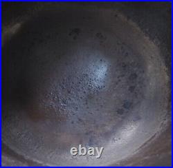 Antique 1891 Griswold ERIE No. 8 Cast Iron Round Bottom 3-Legged Kettle