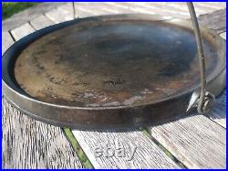 Antique 1891 Wagner 12 Z Cast Iron Griddle With Bail Handle