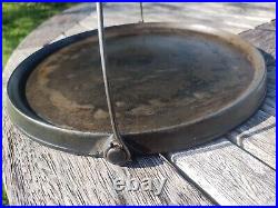 Antique 1891 Wagner 12 Z Cast Iron Griddle With Bail Handle