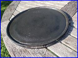 Antique 1891 Wagner 12 Z Cast Iron Griddle With Bail Handle