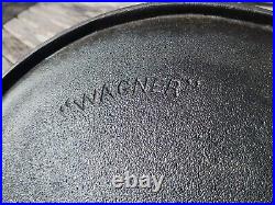 Antique 1891 Wagner 12 Z Cast Iron Griddle With Bail Handle