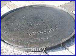 Antique 1891 Wagner 12 Z Cast Iron Griddle With Bail Handle