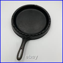 Antique 1893 Odorless 8 Cast Iron Skillet Pan Pre Griswold Chip Cracks READ