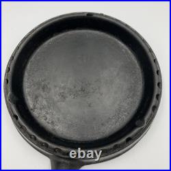 Antique 1893 Odorless 8 Cast Iron Skillet Pan Pre Griswold Chip Cracks READ
