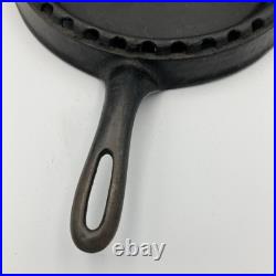 Antique 1893 Odorless 8 Cast Iron Skillet Pan Pre Griswold Chip Cracks READ