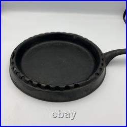 Antique 1893 Odorless 8 Cast Iron Skillet Pan Pre Griswold Chip Cracks READ
